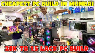 ALL BUDGET PC BUILD IN MUMBAI | GAMING PC BUILD IN MUMBAI | 20K TO 1.5 LACK PC BUILD 2023.
