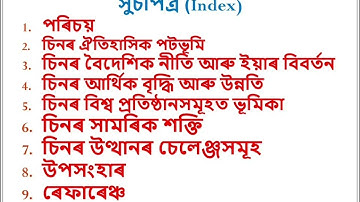 "The Rise of China in Global Politics" | Class 12 AHSEC Political Science Project