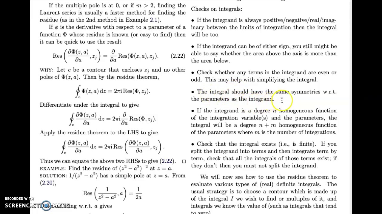 2.5 Evaluating definite integrals. Checks and introduction - YouTube