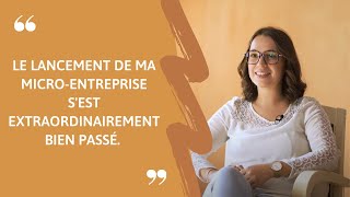 Aurélie a ouvert sa micro-entreprise grâce à la formation du CEF