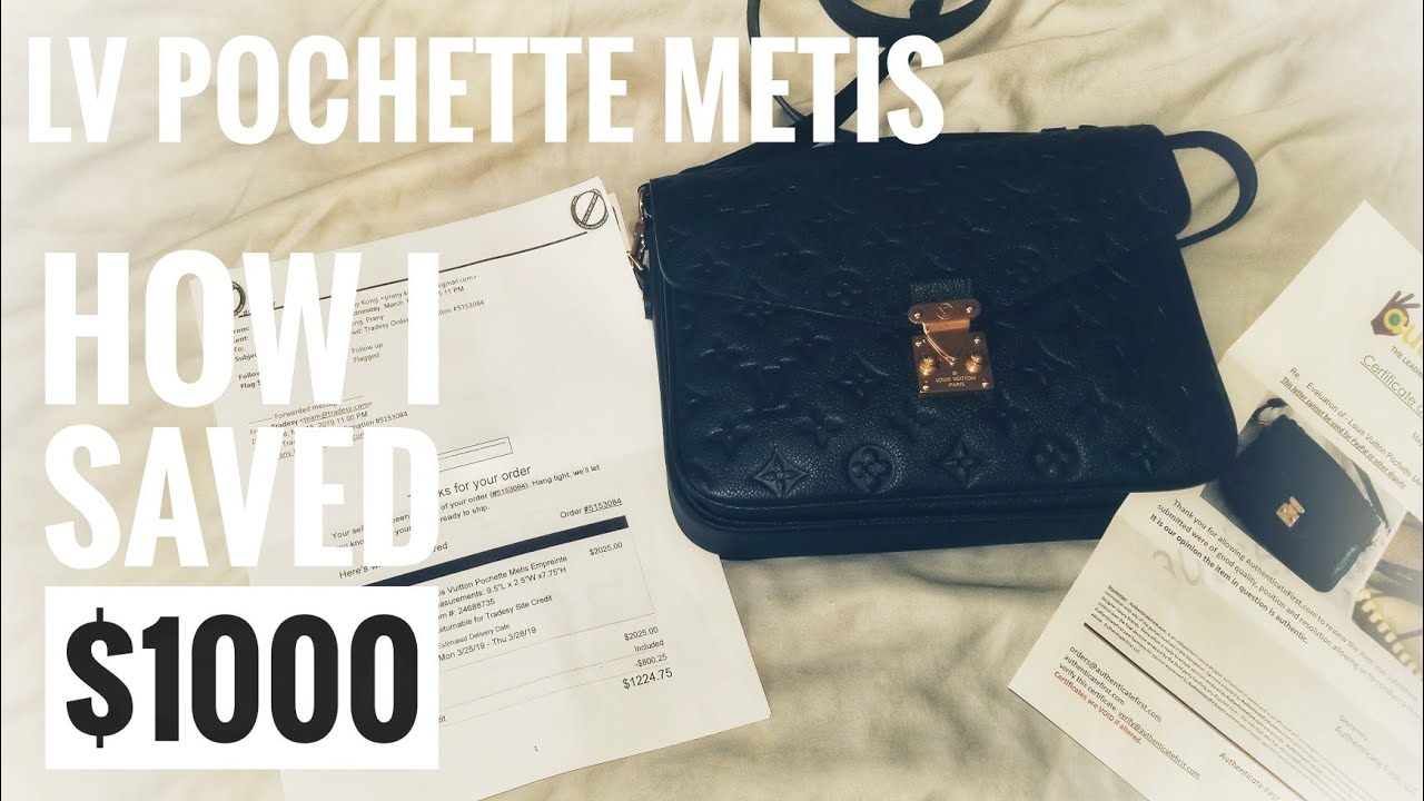 LOUIS VUITTON POCHETTE METIS UNBOXING + REVIEW