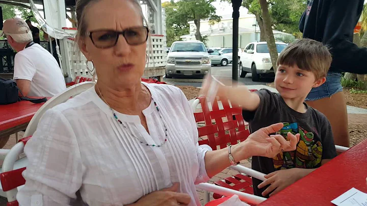My wife Monica Reeves playing the air guitar in My...