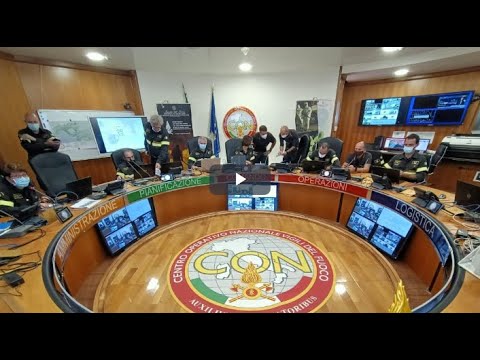 Vigili del Fuoco - Roma, Terminata esercitazione mobilitazione in caso di calamità - www.HTO.tv