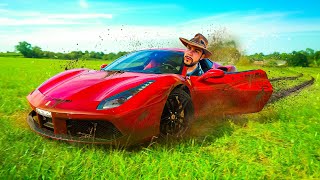 Donovan et la FERRARI du seigneur ! (dans les champs)