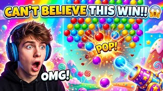Bubble Shooter Game Play Can't Believe This Win #4 screenshot 4