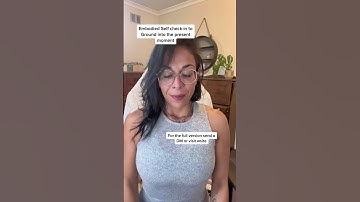 Embodied Self Grounding practice to check in - #expressivefreedom