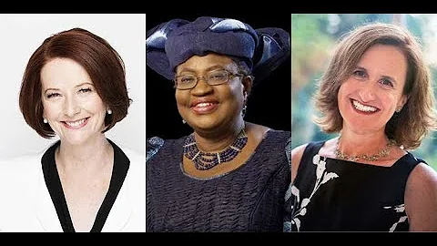 Julia Gillard & Ngozi Okonjo-Iweala w/ Jacqueline ...