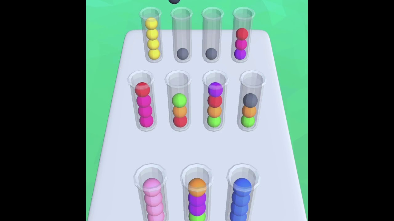 Satisfying Gaming SUPER MESMERIZING game with hack   - Sort It 3D