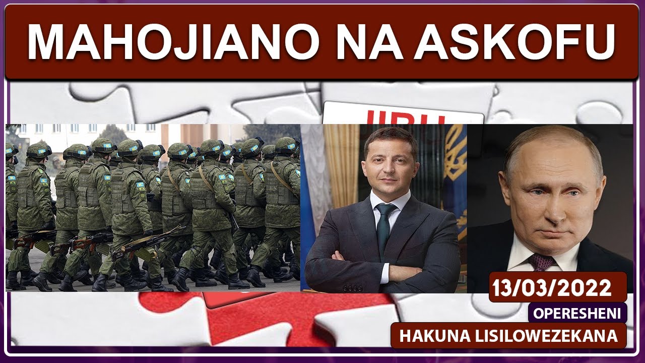 SIRI YA VITA YA URUSI NA UKRAINE KINABII.