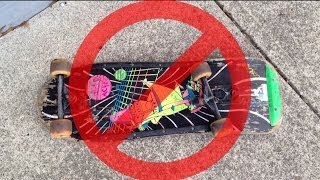 Old School Skateboard Challenge Failure