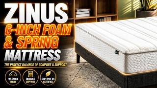 Zinus 6 Inch Foam and Spring Hybrid Mattress Review