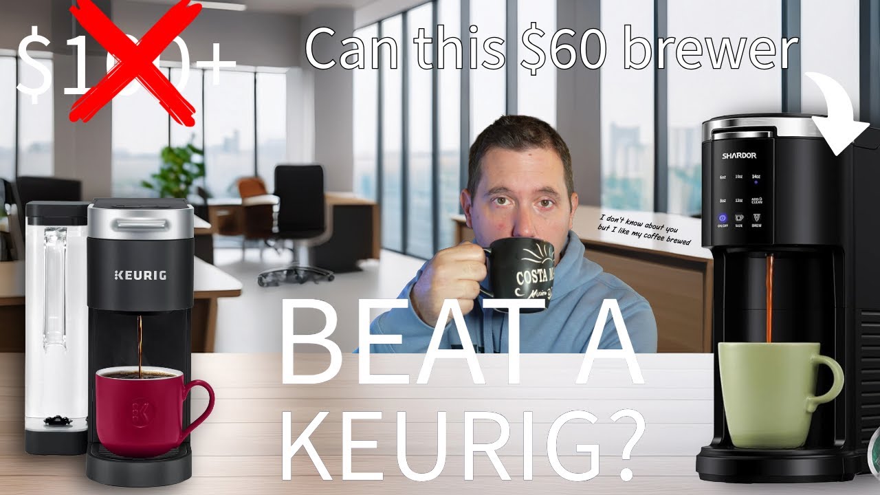 Can a $60 Coffee Maker Beat Keurig? | Shardor 3-in-1 Brewer Review
