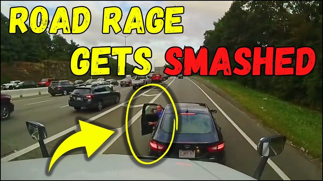 BEST OF SEMI-TRUCKS ROAD RAGE 2025 | Road Rage, Brake Checks, Karens. 7 ...