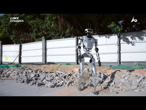 Humanoid Robot Walks Over Debris Without Falling — Stability Test