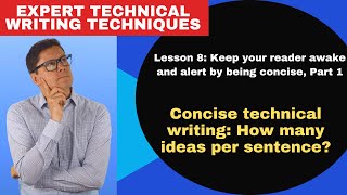 Concise Technical Writing How Many Ideas Per Sentence?