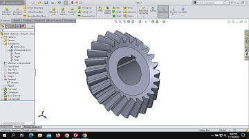 Bevel  Gear Design&(Drawings) Using Solidworks