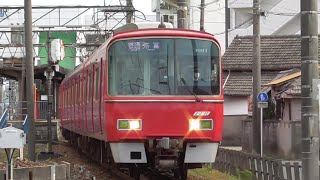 名鉄3501F改 1341ﾚ普通弥富 須ヶ口駅発車