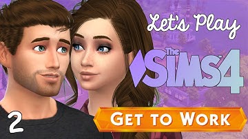 The Sims 4 Get To Work (Part 2) -First Day of Work-
