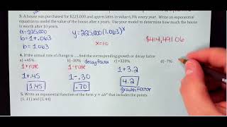 A2 Unit 7 Review Notes (Exponentials and Logs)