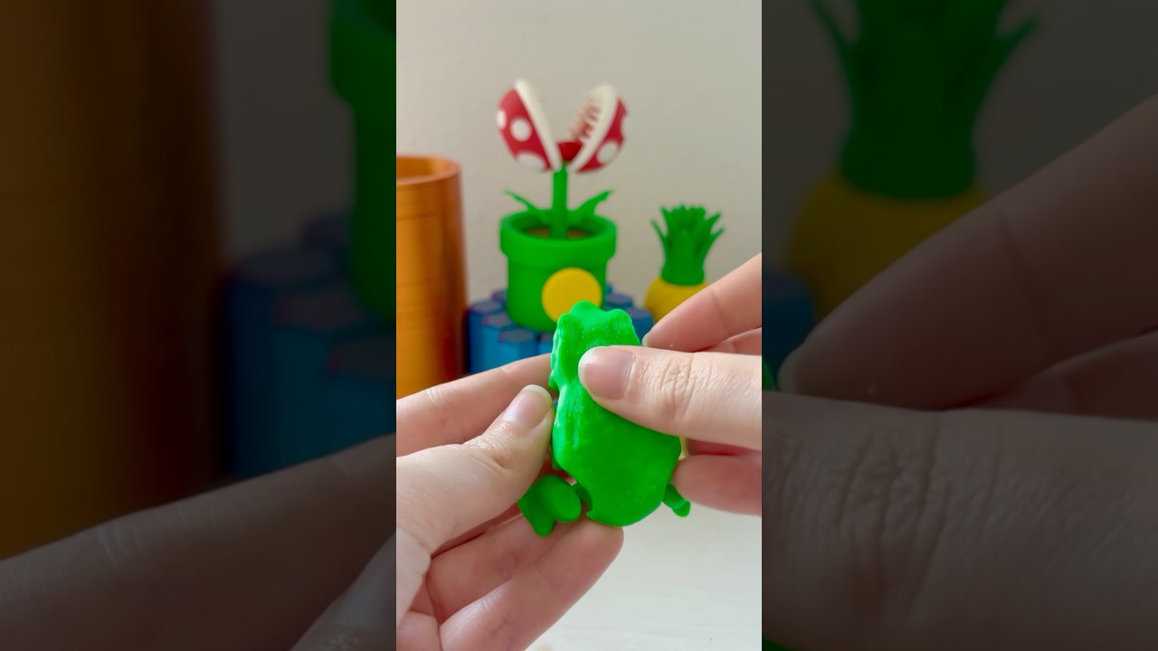3D Printed Jumping Frog #frog #jumping #toys #3dprinting #3dprint #3d #shorts #fyp