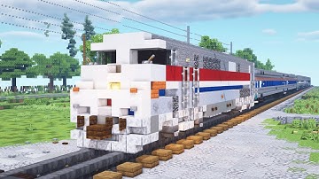 Minecraft Amtrak Phase III P42DC Train Tutorial