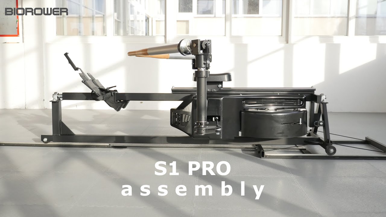 Biorower S1pro Assembly - ultra realistic indoor rower - YouTube