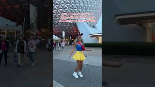 fearless! fair! brave! true!! 🍎✨🪞💙 #snowwhite #epcot #disneytrip #disneyworld
