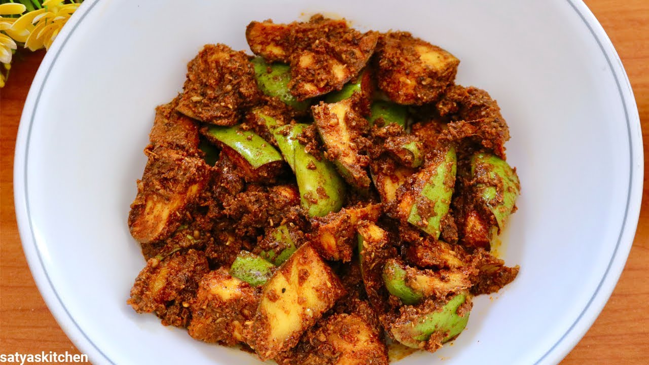 এই আমৰ আচাৰৰ ৰেচিপি ক'তো বিচাৰি নাপায়/Chatpata Dry Mango Pickle Recipe