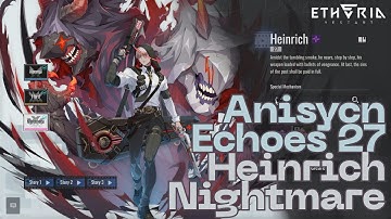 Etheria: Restart - Anisync Echoes 27 Heinrich Nightmare (DoT Team)