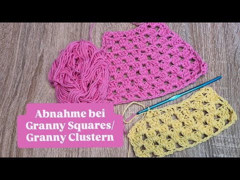 Decrease in Granny Squares/ Granny Clusters