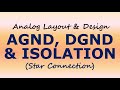 AGND, DGND, ISOLATION (STAR CONNECTION)