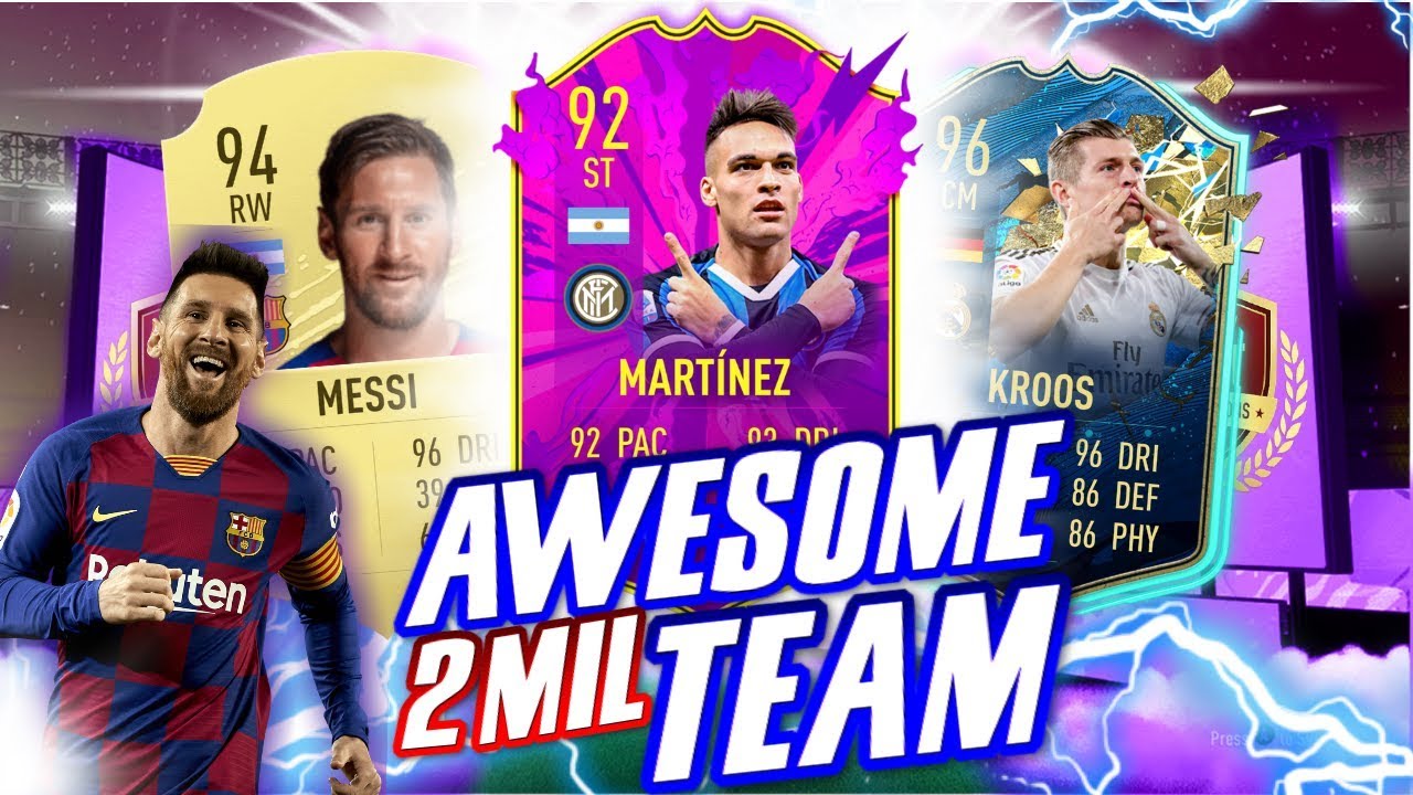 BEST 2 MILLION COIN TEAM FIFA 20 W TOTS KROOS 2 MILLION COIN 