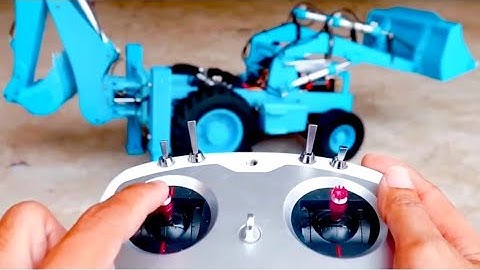 DIY Realistic JCB Backhoe Loader | Built from PVC Pipes & Simple Tools