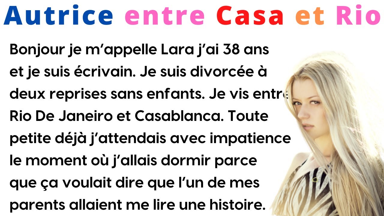 Apprends le Français et améliore ta communication et prononciation (16) Un écrivain Chanceux