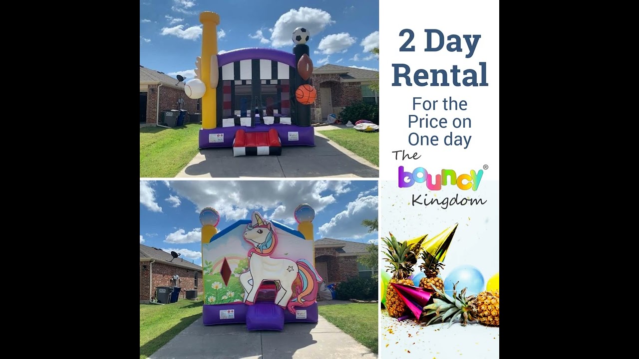 Bounce House Rentals in Plano TX 2 Day Rental
