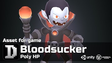 Poly HP - Bloodsucker | 3D | For UE/Unity | Game Ready