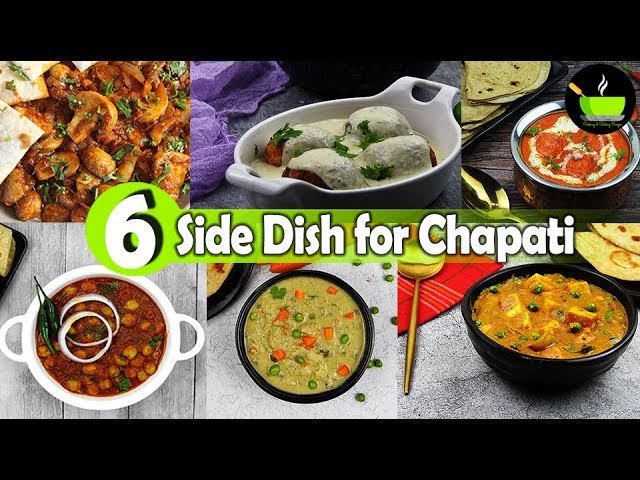 6 Side Dish For Chapati | Restaurant Style Veg Curry Recipes | ढाबा जैसी वेज सब्जी की रेसिपी | She Cooks