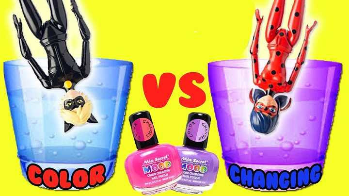 Miraculous Ladybug and Cat Noir DIY Color Changing Nail Polish Custom!! Crafts for Kids - DayDayNews