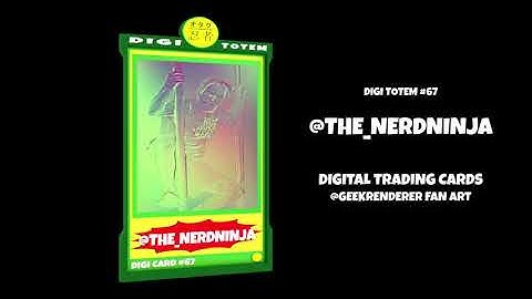 VERSION 2: THE NINJA DUDE DIGI TOTEM (3D ANIMATION, 3D MODEL, VFX) BLENDER 3D, 3D ART, DIGITAL ART