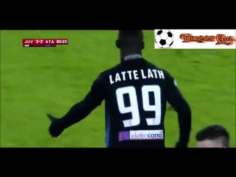 Juventus Atalanta 3-2 latte lath gol 2017