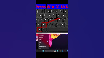Shutdown PC by Keyboard, Computer shutdown Shortcut key #computer #shorts #shortcutkeys #window