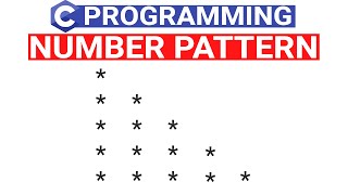 Pattern Program in C | STAR Pattern Using C Program - #18 | C Language in Hindi