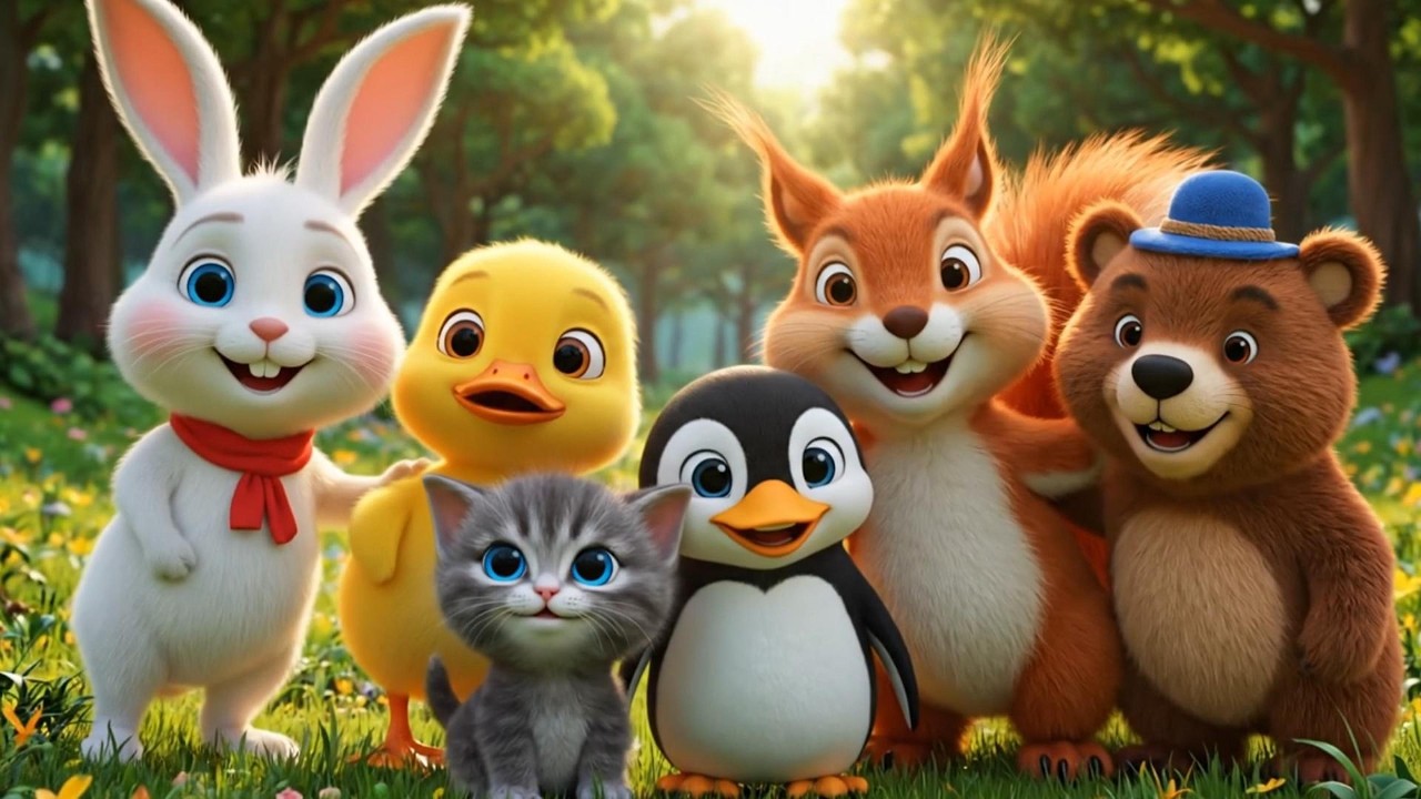 🐰🐤Roro, Dodo, Kiki & Xiu: An Adventure in the Green Forest