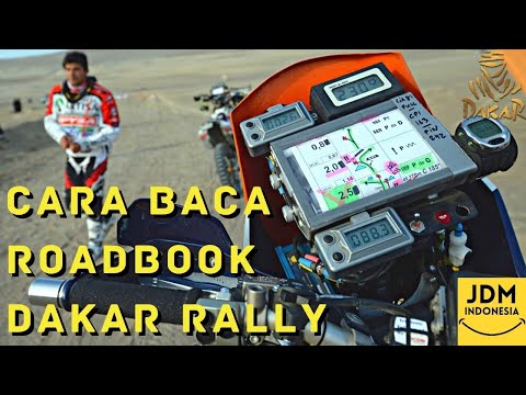 Cara Baca ROADBOOK Dakar Rally Alias Pacenote nya Dakar Rally