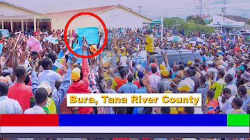 See drama in Bura, Tana River County after DP Ruto, Aden Duale told people to reject Raila Odinga!
