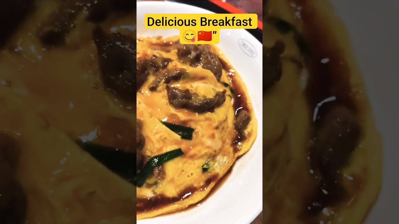 🍳 Delicious Breakfast in China 🇨🇳 | Complete Morning Meal in Restaurant