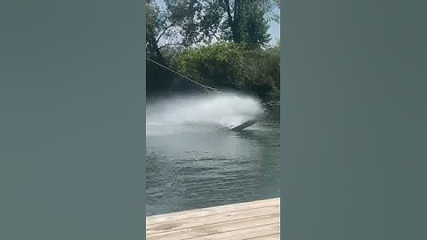 Tail press turn at the cable park!