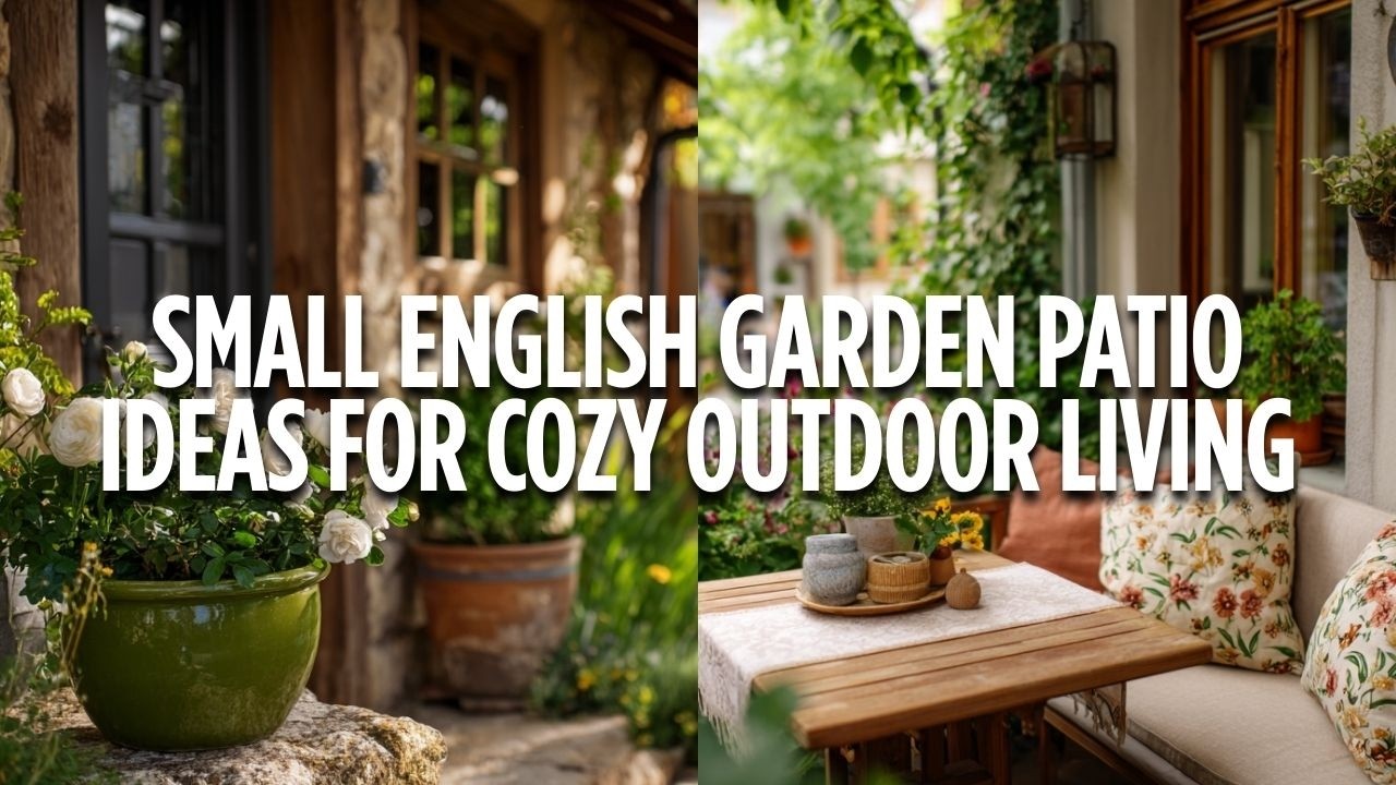 Small English Garden Patio Ideas for Cozy Outdoor Living | Elegant ...