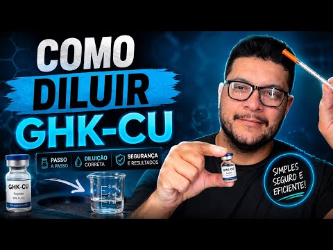 como usar o ghk cu Como fazer a diluição correta do ghk-cu e saber se ele é original