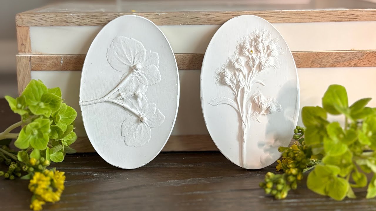 Finishing a Floral Intaglio | Turning Fresh Flowers Into Heirloom Plaster Art